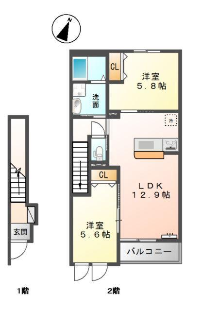  間取り図写真