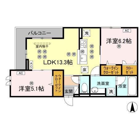  間取り図写真