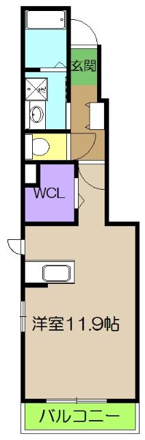 アルバータ（106） 間取り図画像