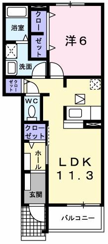 ジラソーレ（102） 間取り図画像