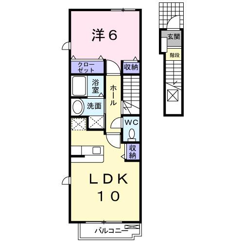 リージェントパーク　ＡＰＭ　Ⅱ（203） 間取り図画像