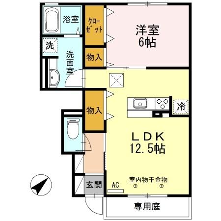 サンハイム神田（102） 間取り図画像