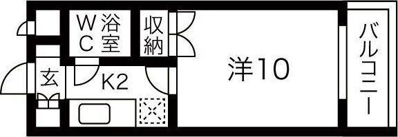 札幌市中央区南十五条西マンション 間取り図画像