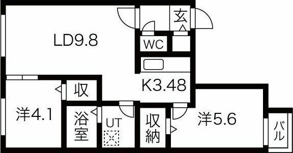  間取り図写真