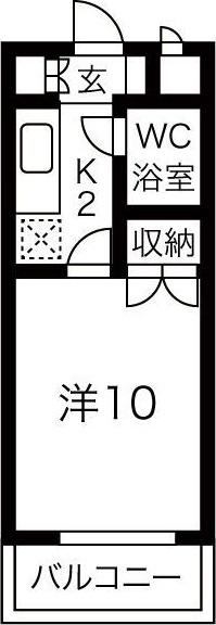 札幌市中央区南十五条西マンション 間取り図画像