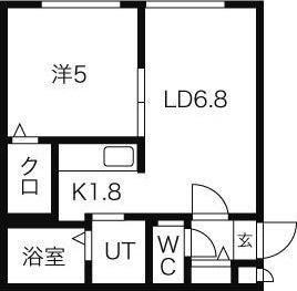 NOAH平岸 間取り図画像
