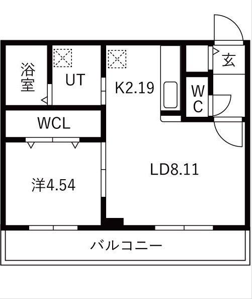 カレラ平岸 間取り図画像