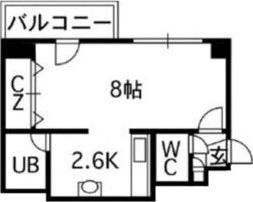 札幌市中央区南五条西マンション 間取り図画像