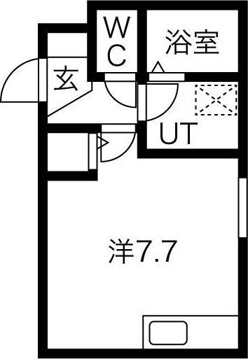 札幌市豊平区水車町マンション 間取り図画像