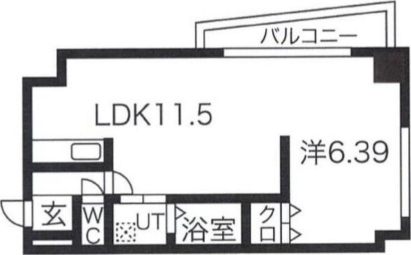 札幌市中央区南五条東マンション 間取り図画像