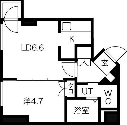 クオーレ円山公園 間取り図画像