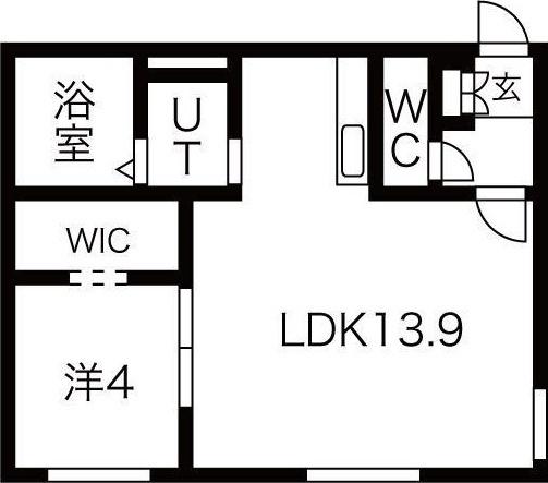POEM南8条 間取り図画像