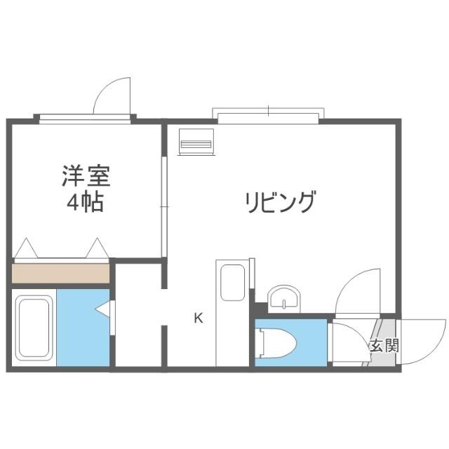アークコート平岸 間取り図画像