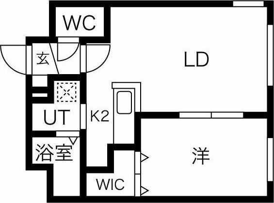 札幌市中央区南七条西マンション 間取り図画像