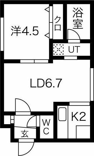 ブランノワールN38 間取り図画像