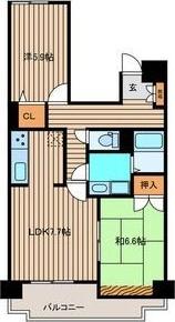 札幌市豊平区中の島二条マンション 間取り図画像