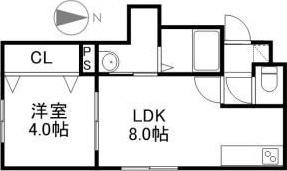 札幌市中央区南五条西アパート 間取り図画像