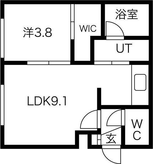 札幌市中央区北二条東マンション 間取り図画像