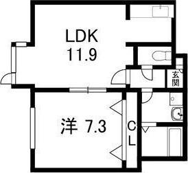 ベルファーレ中央 間取り図画像