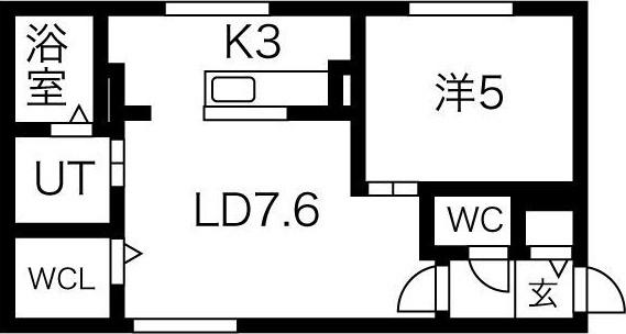 札幌市豊平区豊平五条マンション 間取り図画像