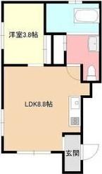 札幌市豊平区美園四条マンション 間取り図画像