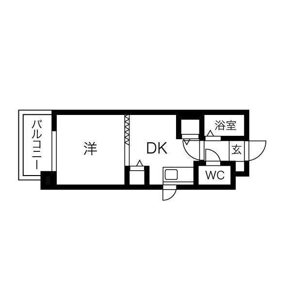 サポナール円山 間取り図画像