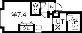 札幌市中央区南六条東マンション 間取り図画像