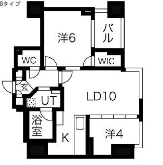 ラ・クラッセ札幌ステーションリミテッド 間取り図画像