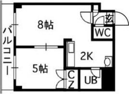 札幌市中央区南十条西マンション 間取り図画像