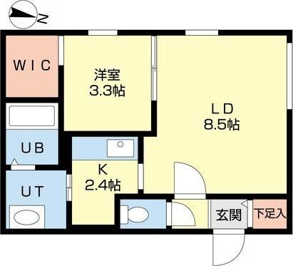 札幌市中央区南十七条西マンション 間取り図画像