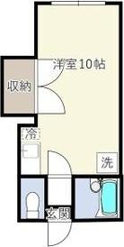札幌市豊平区平岸二条マンション 間取り図画像
