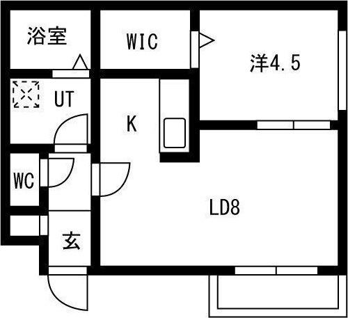 札幌市中央区南十一条西マンション 間取り図画像