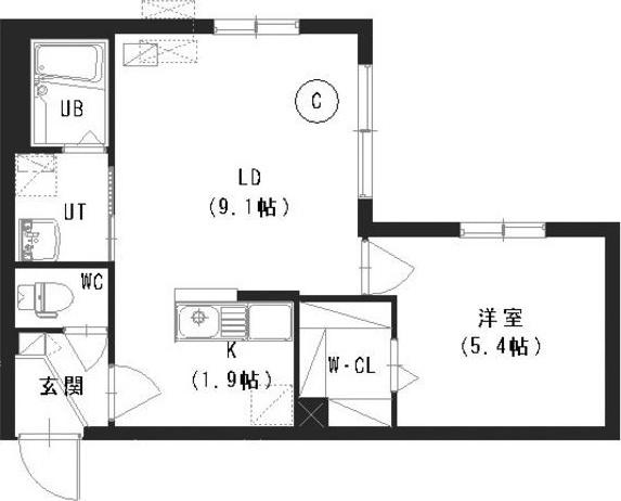 シティレジデンス水車町 間取り図画像