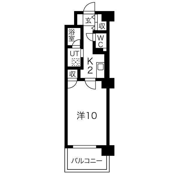 札幌市北区北十条西マンション 間取り図画像