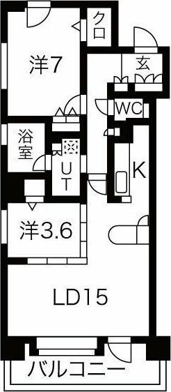 ラ・クラッセ札幌ステーションスクエア 間取り図画像