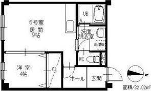 アップルコートS11 間取り図画像
