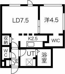CG HOMES南5条 間取り図画像