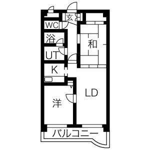 αNEXT札幌第16 間取り図画像