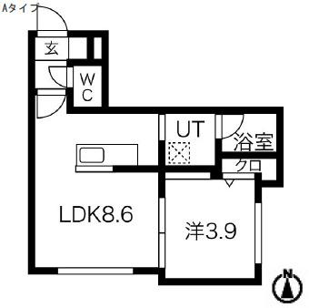 グランマーチ中島公園 間取り図画像