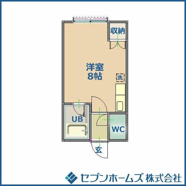瀬比亜館南5条A棟 間取り図画像
