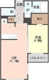 CARRERA(カレラ)行啓通 間取り図画像