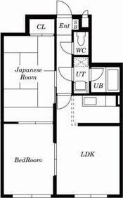ウエスト12 間取り図画像