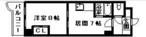 札幌市中央区南四条東マンション 間取り図画像