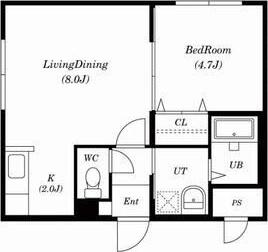 札幌市中央区南十一条西マンション 間取り図画像
