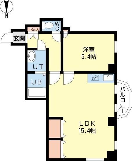 水車町マンション 間取り図画像