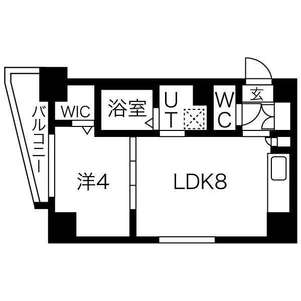 札幌市厚別区厚別中央一条マンション 間取り図画像