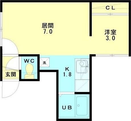 アイアール中の島Ⅰ 間取り図画像