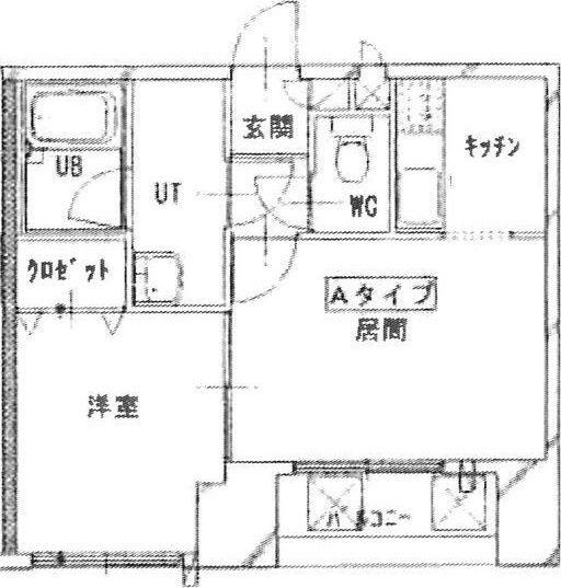 札幌市中央区北四条西マンション 間取り図画像