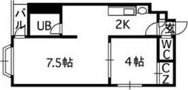 グレースコート石山通 間取り図画像