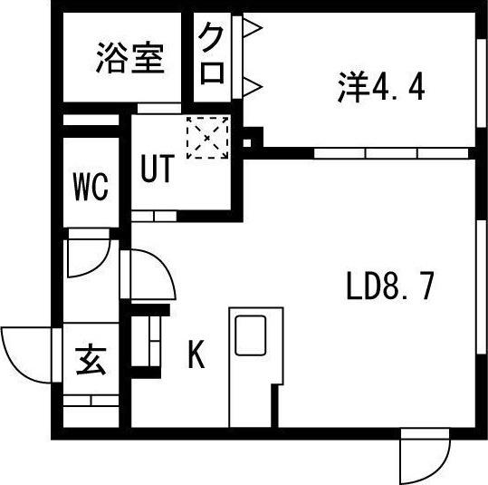 ル・ヌアージュ北円山 間取り図画像